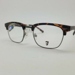 7 FOR ALL MANKIND Eyeglass Frames Lakewood Tortoise 53-21-145